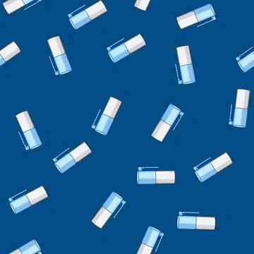 Seamless pattern mist throat spray bottle cartoon vector Stock Illustration