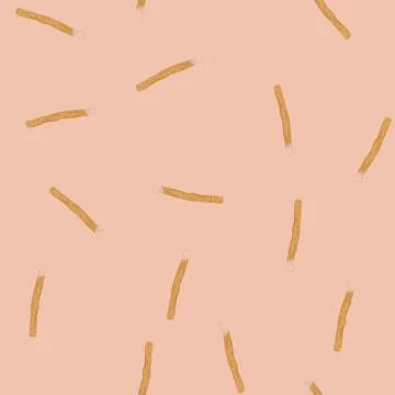 Seamless pattern miswak natural teeth cleaning stick promoting oral hygiene Illustrazione stock