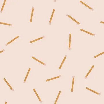 Seamless pattern miswak natural toothbrush stick promoting oral hygiene Illustrazione stock