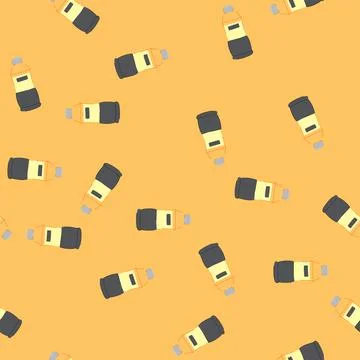 Seamless pattern mixer cocktail shaker cartoon vector Stock Illustration