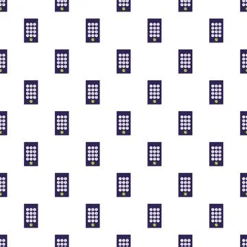 Seamless pattern with mobile phone keypad icons 스톡 일러스트