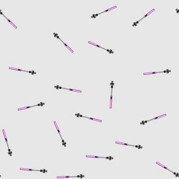 Seamless pattern mobile selfie stick cartoon vector Illustrazione stock