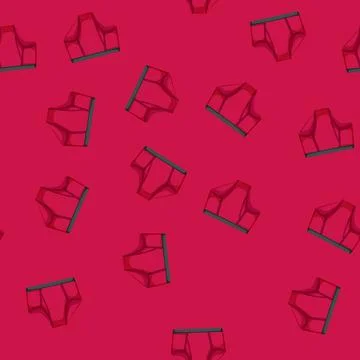 Seamless pattern model underwear man cartoon vector イラスト素材