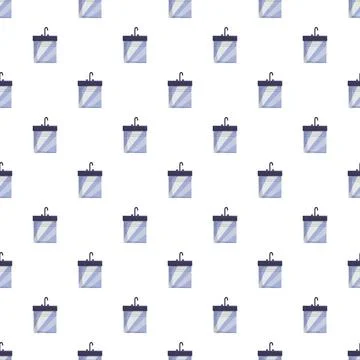 Seamless pattern with modern bathroom sinks and taps Stock Illustration