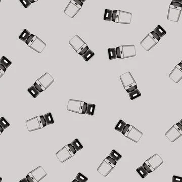 Seamless pattern modern bread maker cartoon vector Stockillustratie