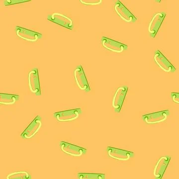 Seamless pattern modern door handle cartoon vector Illustration