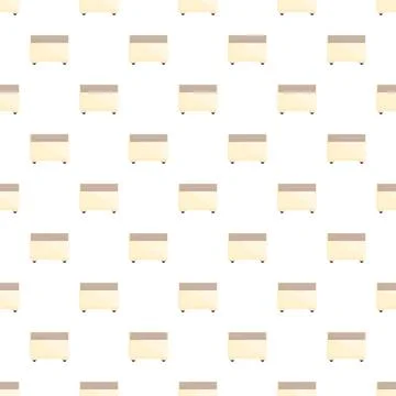 Seamless pattern with modern electric radiator heater design Stock Illustration