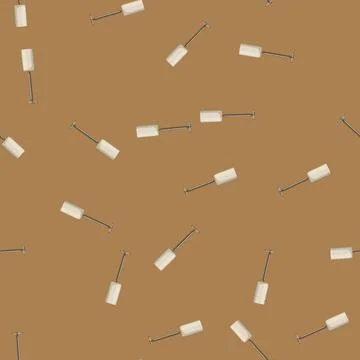 Seamless pattern modern floor lamp cartoon vector Stock Illustration