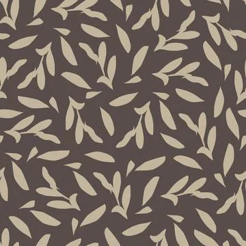 Seamless pattern in modern floral style for design.Vector illustration Stock Illustration