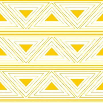 Seamless pattern with modern geometric colorful decoration. Decoration Elemen Stock Illustration