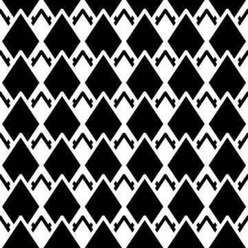 Seamless pattern with modern geometric shapes Stock Illustration