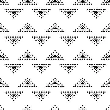 Seamless pattern with modern graphic design Stock Illustration