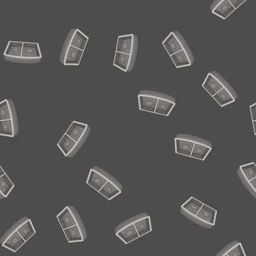 Seamless pattern modern metal sink cartoon vector 스톡 일러스트