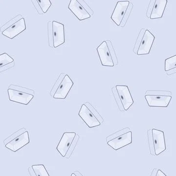 Seamless pattern modern sink ceramic cartoon vector 스톡 일러스트