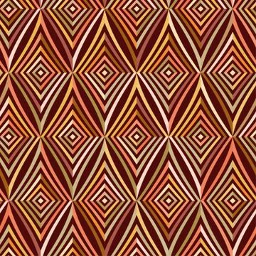 Seamless pattern. Modern stylish texture. Repeating geometric tiles with brow Illustrazione stock