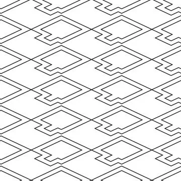 Seamless pattern with modern stylish texture Stock Illustration