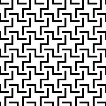 Seamless pattern with modern stylish texture Stock Illustration