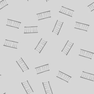 Seamless pattern modern towel bathroom cartoon vector Stock Illustration