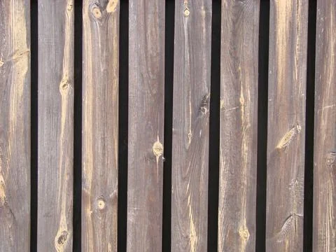 Seamless pattern of modern wall covering with vertical wooden slats for backg Stock Photos