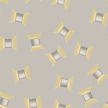 Seamless pattern modern wall lamp cartoon vector イラスト素材