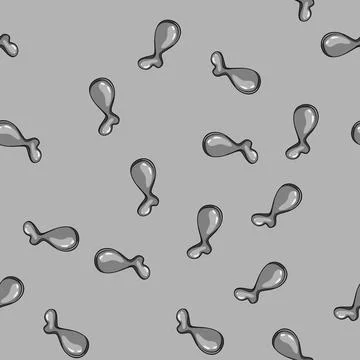 Seamless pattern mold metal liquid shapes cartoon vector イラスト素材