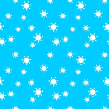 Seamless pattern of molecules, cells of virus, bacteria. Pandemic, epidemic c Illustrazione stock