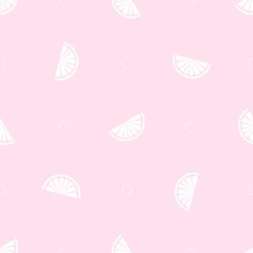 Seamless pattern with Monochrome Citrus fruit background. Elements for menu,  Stock Illustration