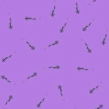 Seamless pattern monopod selfie stick cartoon vector Illustrazione stock