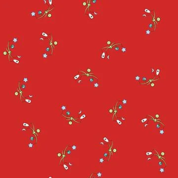 Seamless pattern moon crib mobile cartoon vector Stock Illustration