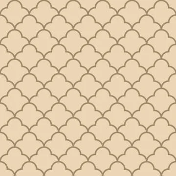 Seamless pattern moroccan vintage style Stock Illustration