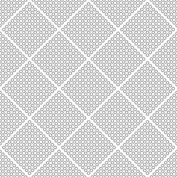Seamless pattern with mosaic of circles. Monochrome repeatable background / t イラスト素材