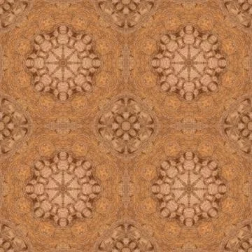 Seamless pattern, mosaic of fabric Stock Illustration