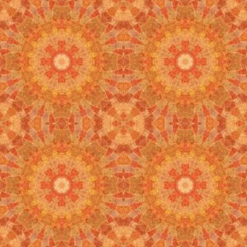 Seamless pattern, mosaic of fabric Stock Illustration