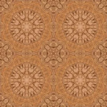 Seamless pattern, mosaic of fabric Stock Illustration