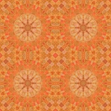 Seamless pattern, mosaic of  fabric Stock Illustration