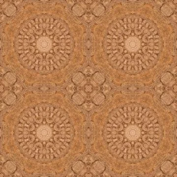 Seamless pattern, mosaic of  fabric Stock Illustration