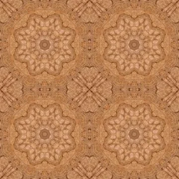 Seamless pattern, mosaic of fabric Stock Illustration