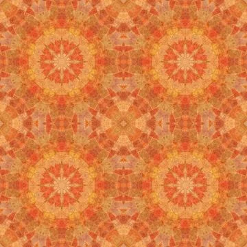 Seamless pattern, mosaic of  fabric Stock Illustration