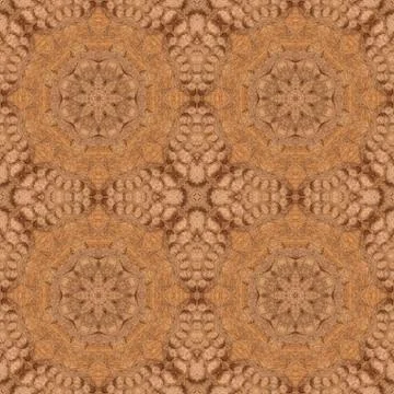 Seamless pattern, mosaic of  fabric Stock Illustration