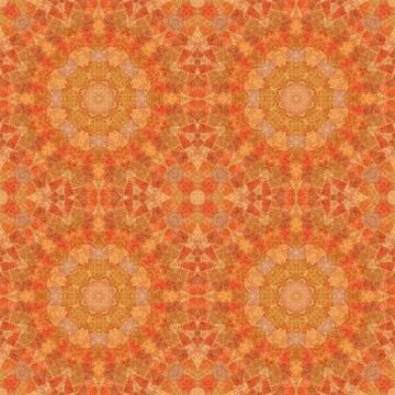 Seamless pattern, mosaic of  fabric Stock Illustration