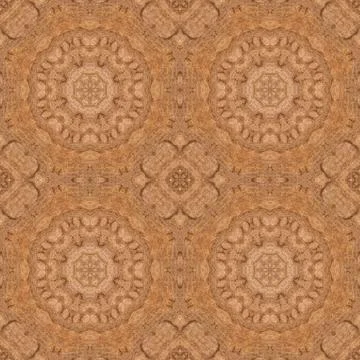 Seamless pattern, mosaic of  fabric Stock Illustration