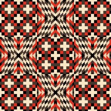 Seamless pattern. Mosaic Illustrazione stock