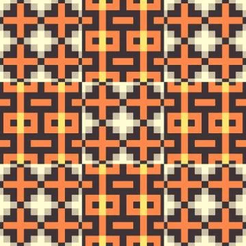 Seamless pattern. Mosaic Stock Illustration