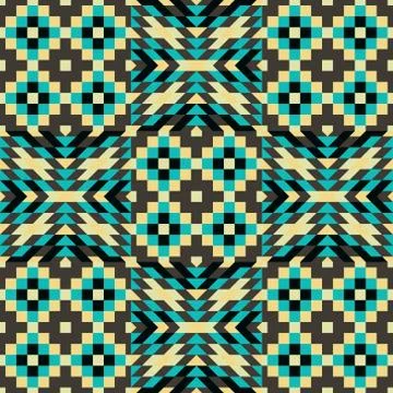 Seamless pattern. Mosaic Stock Illustration