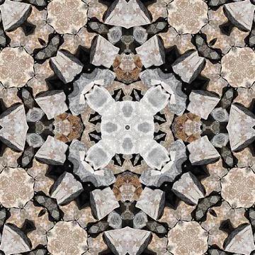 Seamless pattern mosaic of natural stone. Texture of natural stone. Mosaic .. Stock Illustration