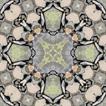 Seamless pattern mosaic of natural stone. Texture of natural stone. Mosaic .. Stock Illustration