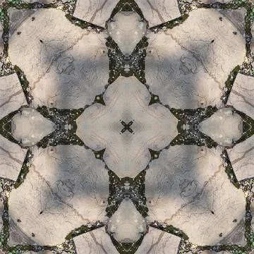 Seamless pattern mosaic of natural stone. Texture of natural stone. Mosaic .. Stock Illustration