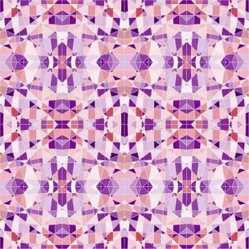Seamless pattern mosaic with purple pieces Ilustração Stock