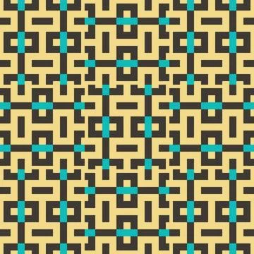 Seamless pattern. Mosaic. Seamless pattern. Template for design and decora... Stock Photos