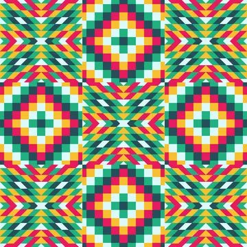 Seamless pattern. Mosaic. Seamless pattern. Mosaic. Template for design an... Stock Photos